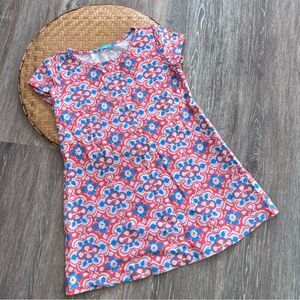 J. McLaughlin girls floral printed short sleeve dress